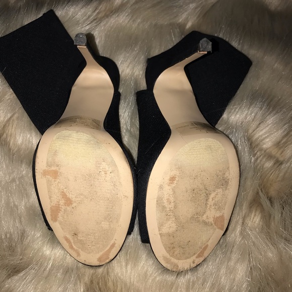 STEVE MADDEN “SLAY” Black sock heels - Picture 5 of 6